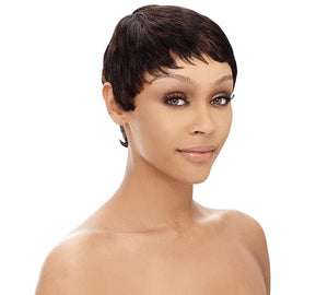 Human Hair Wig Molly by  Color 4(Medium Brown)