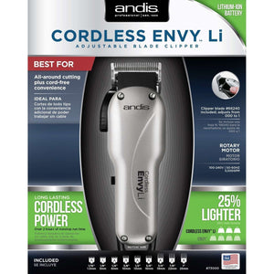 Andis Cordless Envy Li Adjustabel Blade Clipper