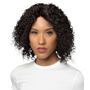 Bare Beauty - Human Hair Wig Bohemian Curl-#Natural Color