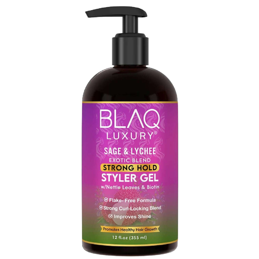 Blaq Luxury Sage And Lyche Styler Gel 12 Oz