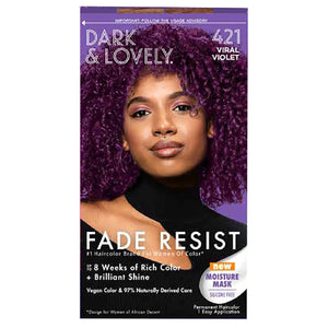 Dark & Lovely Fade Resist Virtual Violet Hair Color