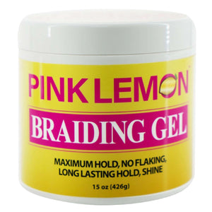 Pink Lemon Braiding Gel 15 Oz