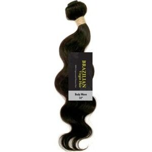 Raw Hair- Unprocessed Human Hair Hair Body Wave 16 Inch Natural Color