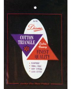 Diane Nets Triangle Cotton Black