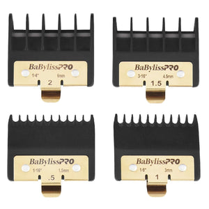 BabylissPro Premium Trimmer Guards 4 Comb Attachments