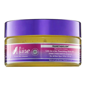 The Mane Choice Manetabolism Rejuvenation Solution Life In A Jar Nourishing Balm Oil