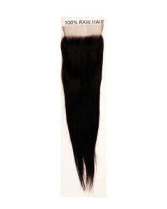 Raw Hair- Unprocessed Human Hair Hd High Definition Closure Body Wave 12 Inch Natural Color