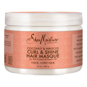 Shea Moisture Coconut  Hibiscus Curl  Shine Hair Masque