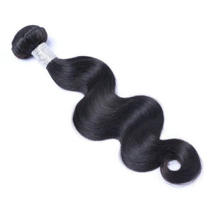 Brazillian Human Hair Body Wave 12 Inch Natural Color