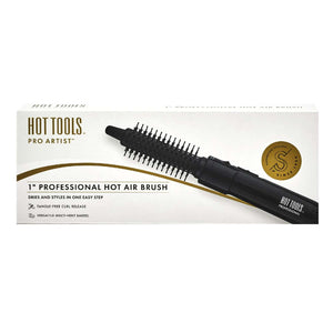 Hot Tools Pro Artist Gold Black Hot Air Brush 1Inch